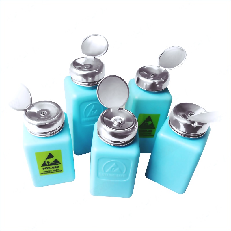 Lọ Đựng Cồn IPA Chống Tĩnh Điện Màu Xanh